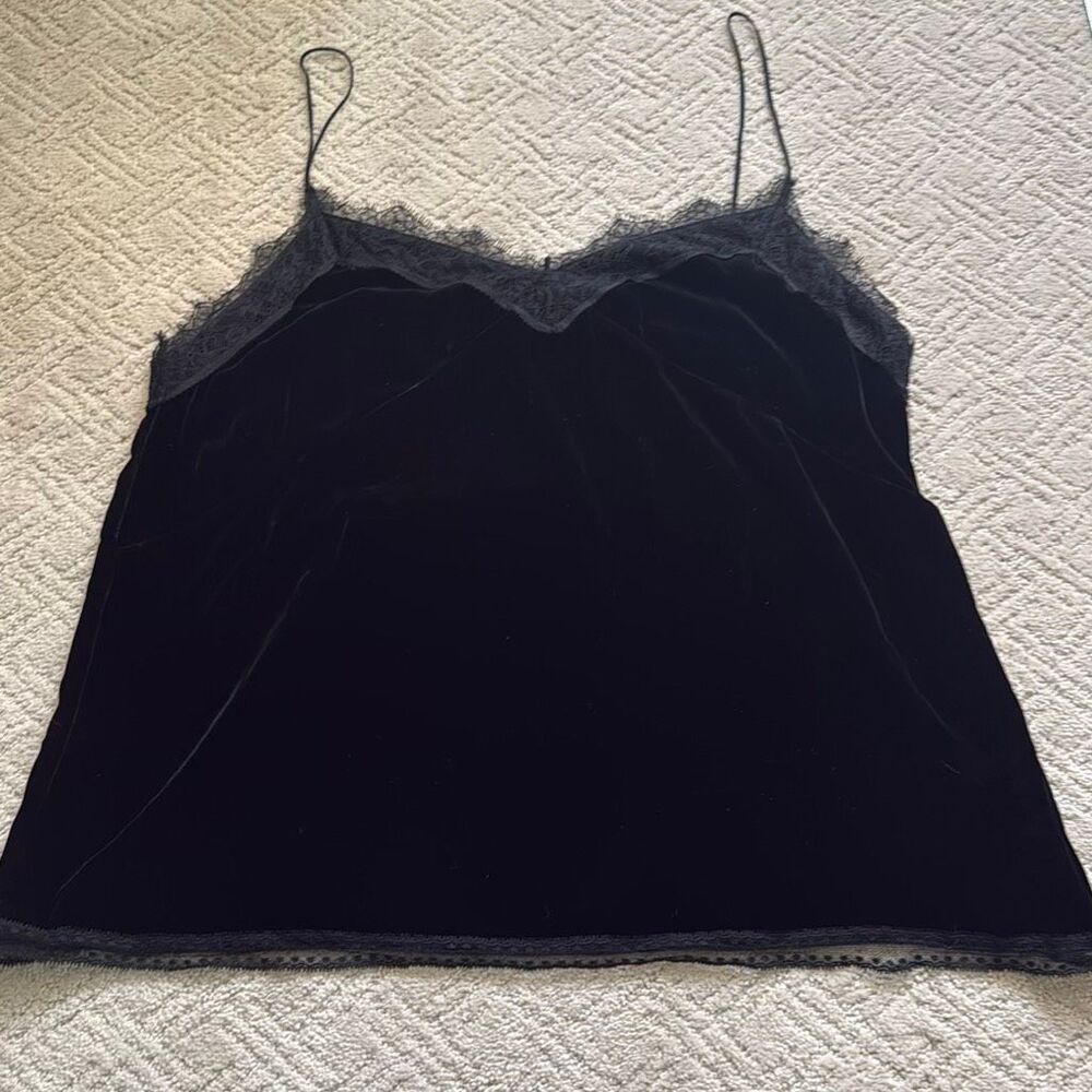 All Saints Velvet Camisole